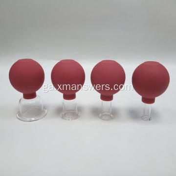 Sraith Massage Teiripe Cupping Silicone Traidisiúnta